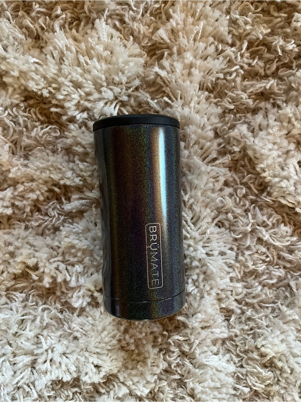 BrüMate Holographic Black Insulated Can Cooler